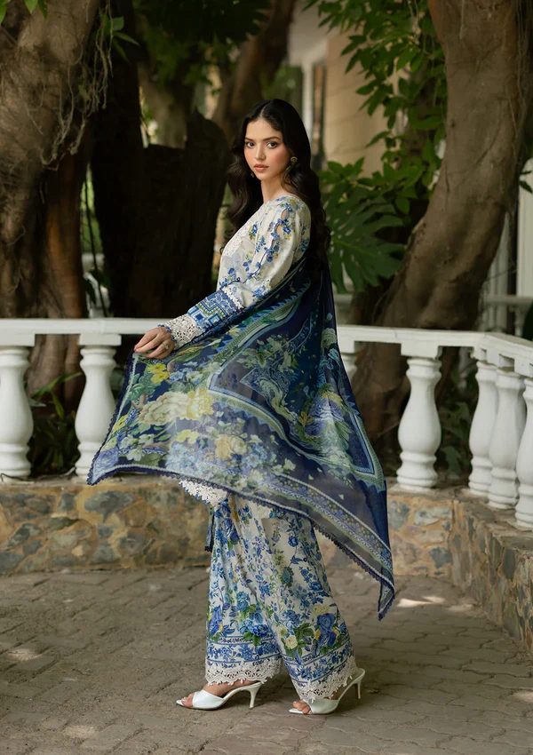 Signature Embroidered Lawn with Chiffon ESG-8B CELINE - Image 4