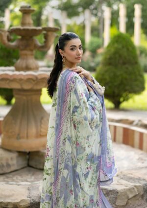 Signature Embroidered Lawn with Chiffon Collection ESG-3B KATIE