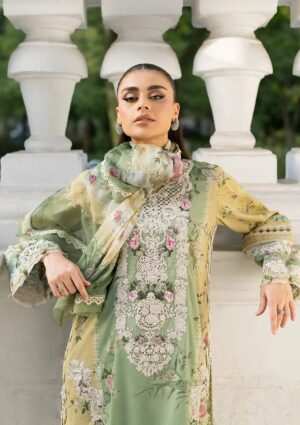 Signature Embroidered Lawn with Chiffon Collection ESG-1A ELARA