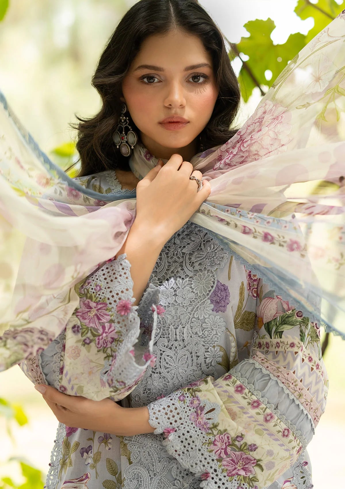 Signature Embroidered Lawn with Chiffon ESG-5A ARIANA - Image 6