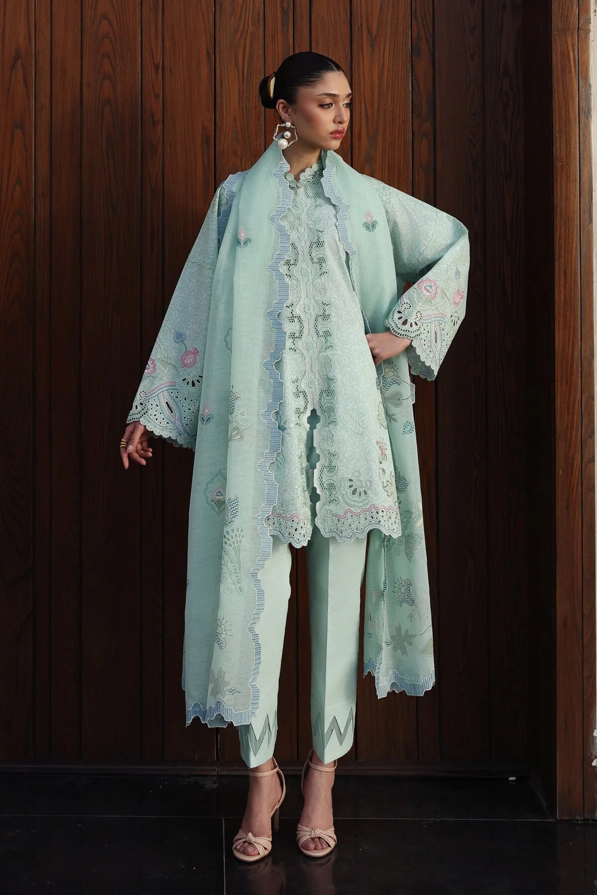 Qalamkar Qline Drop lawn II 2026 | LEYA - Image 3