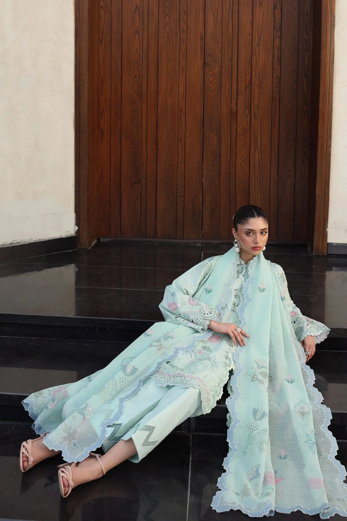 Qalamkar Qline Drop lawn II 2026 | LEYA - Image 4