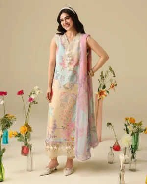 Mushq Soleil Prints lawn 2026 | Bellarosa