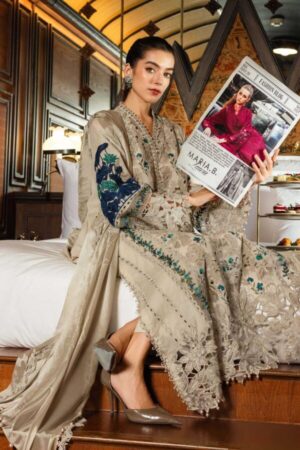 Alternative view of Maria B Eid Lawn 2026 || EL-26-08