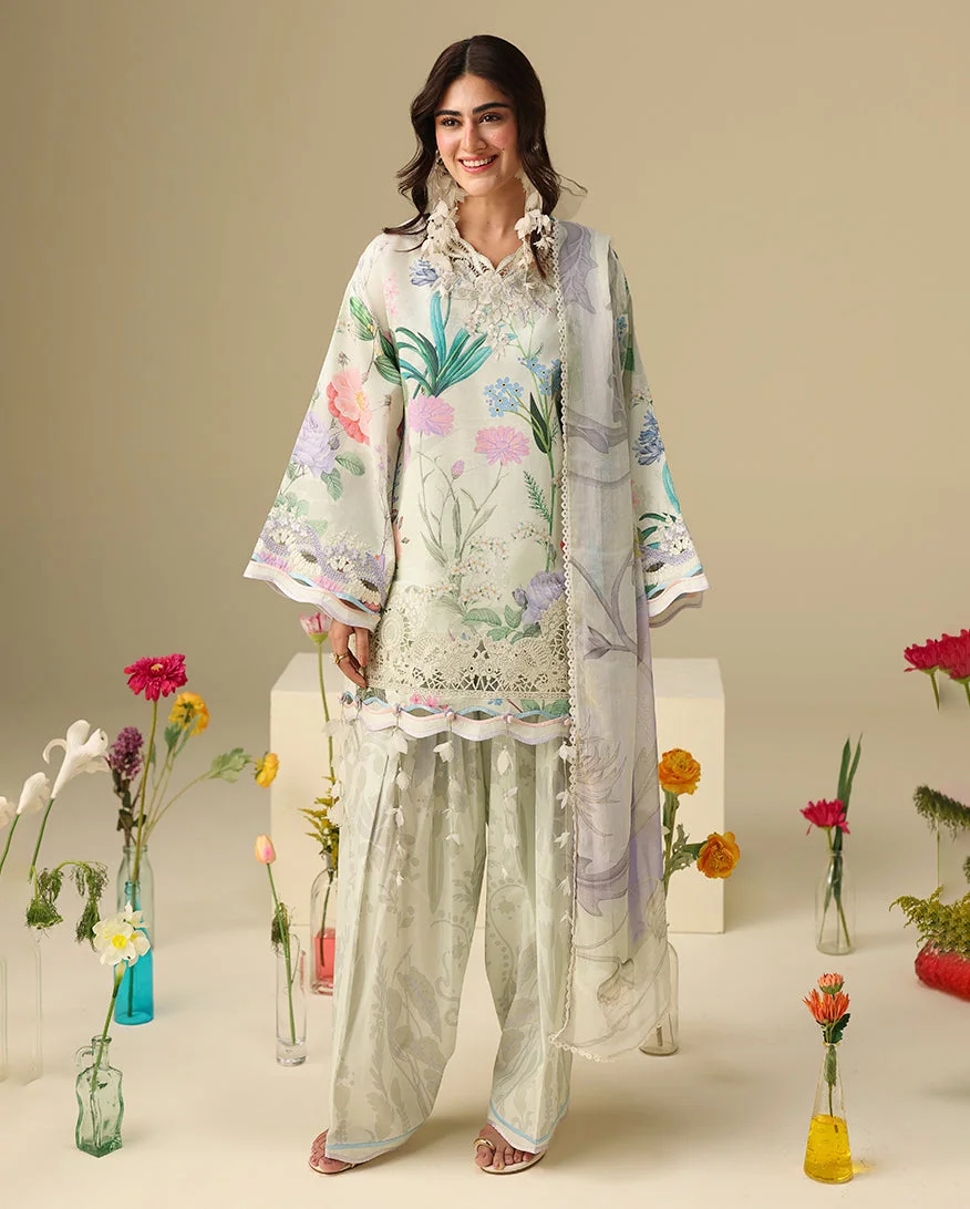 Mushq Soleil Prints lawn 2026 | Vanilla Lush - Image 5