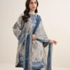 Sapphire Women’s Unstitched Lawn Embroidered Beige  – V638