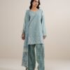 Sapphire Women’s Unstitched Lawn Embroidered Aqua  – V653