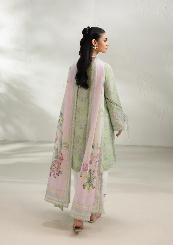 Qalamkar QPrints Embroidered Lawn -01A Talya - Image 2