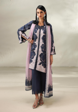 Qalamkar  QPrints Embroidered Lawn -03A Zeena