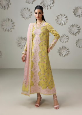 Qalamkar QPrints Embroidered Lawn -03B Areej