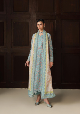 Qalamkar  QPrints Embroidered Lawn -04A Nazia