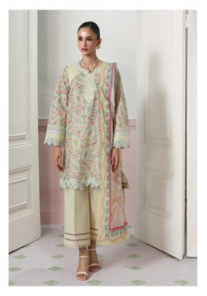 Qalamkar  QPrints Embroidered Lawn -04B Zayra