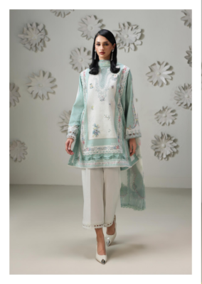 Qalamkar  QPrints Embroidered Lawn -05B Rasha