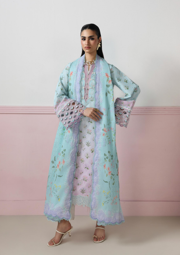 Qalamkar QPrints Embroidered Lawn -07A Arden - Image 2