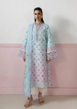 Qalamkar  QPrints Embroidered Lawn -07A Arden
