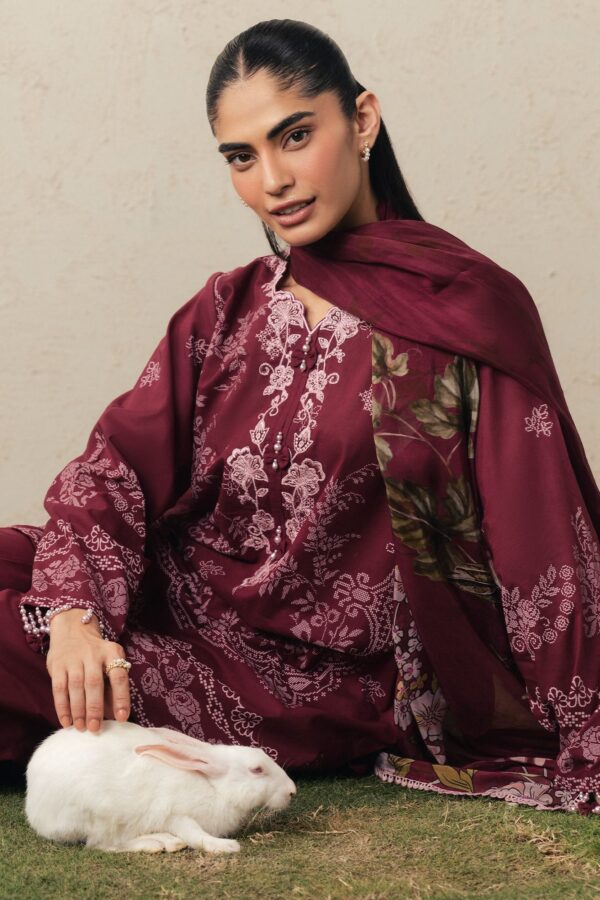 Cross Stitch VELVET WHISPER PRINTED SUIT - Image 2