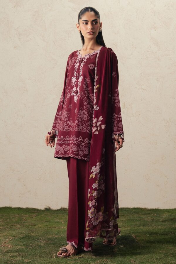 Cross Stitch VELVET WHISPER PRINTED SUIT - Image 4