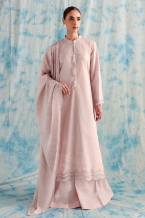 Cross Stitch MUTED MAUVE-3PC PRINTED LAWN SUIT