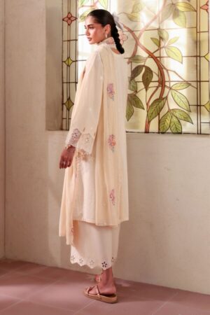 Alternative view of Cross Stitch SOFT CORAL-3PC EMBROIDERED LAWN SUIT