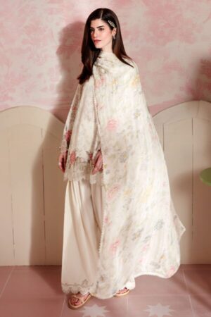 Alternative view of Cross Stitch PETAL FORM-3PC PRINTED LAWN SUIT