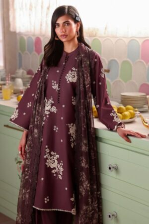 Alternative view of Cross Stitch SHADOW PERSE-3PC EMBROIDERED LAWN SUIT
