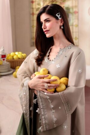 Alternative view of Cross Stitch SAGE TINT-3PC EMBROIDERED LAWN SUIT