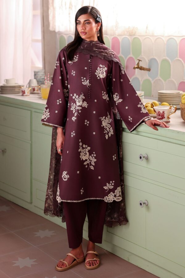 Cross Stitch SHADOW PERSE-3PC EMBROIDERED LAWN SUIT