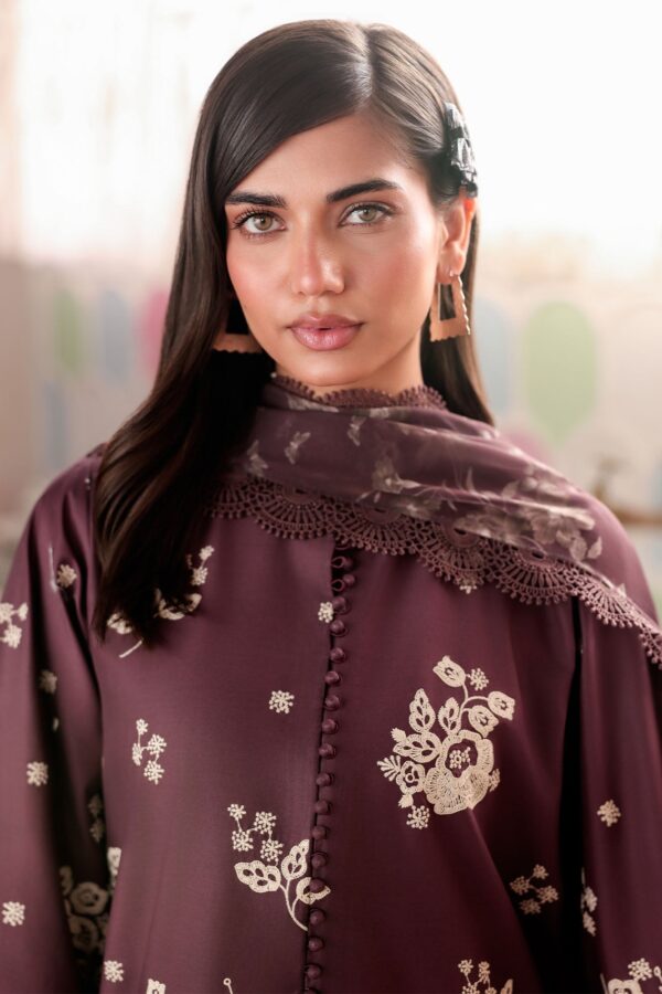 Cross Stitch SHADOW PERSE-3PC EMBROIDERED LAWN SUIT - Image 4