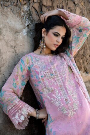 Alternative view of Charizma  Embroidered Chiffon Collection VSLW6-01