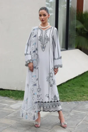 Qalamkar Qline Lawn Vol 2 | 2026 | QKL-03 SAMIA