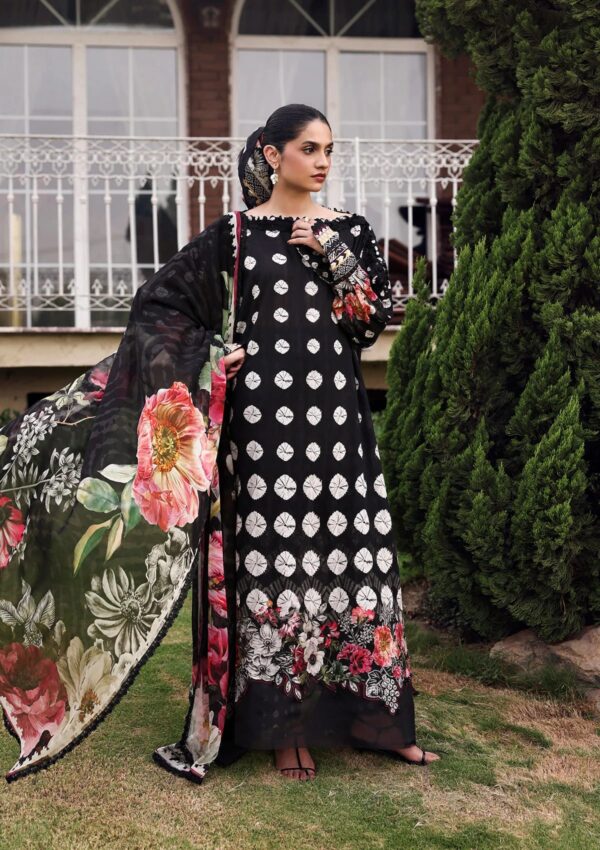 Belladore by Elaf Premium Unstitched Printed Lawn 3 Piece Suit EPA-1B QUEEN
