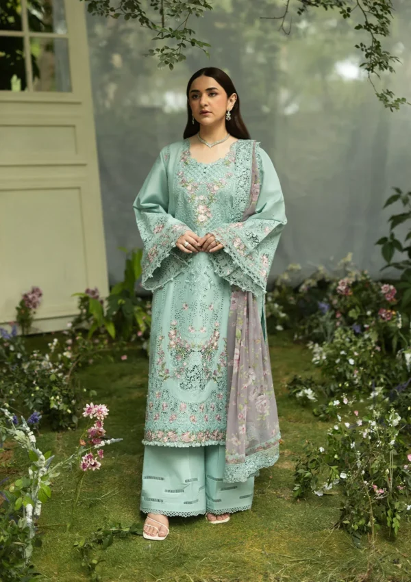 Elaf Luxury Lawn Vol 2 | 2026 || ELQ-6B MINT STORY