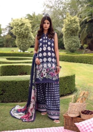 Belladore by Elaf Premium Unstitched Printed Lawn 3 Piece Suit  EPA-1A