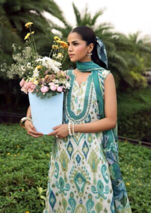 Belladore by Elaf Premium Unstitched Printed Lawn 3 Piece Suit  EPA-2B JUNE
