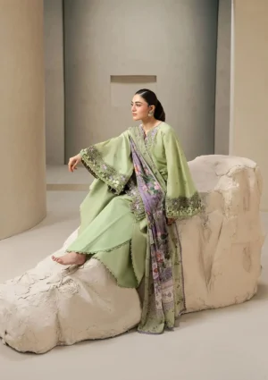 Elaf Ecraft Chikankari Chiffon Duppta 2026