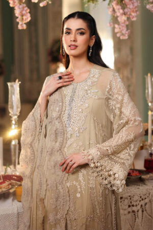 Alternative view of Maria B Chiffon Collection | Chiffons 2026 | MPC-26-103-Olive Gold