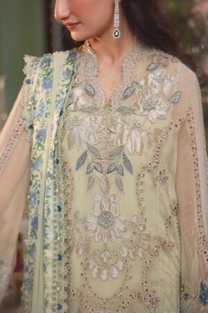 Alternative view of Maria B Chiffon Collection | Chiffons 2026 | MPC-26-105-Pistachio Green