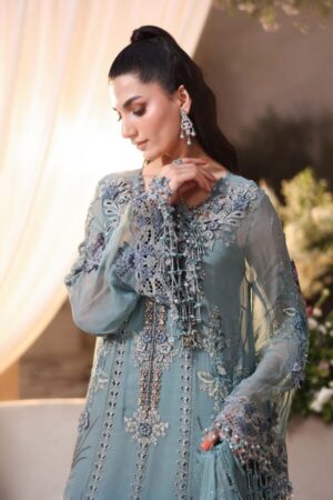 Alternative view of Maria B Chiffon Collection | Chiffons 2026 | MPC-26-106-Slate Blue