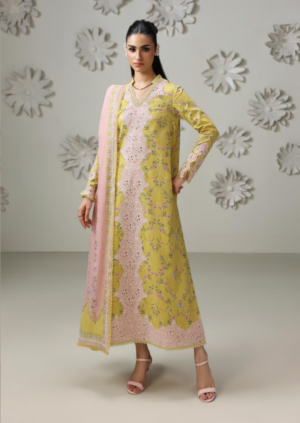 Qalamkar QPrints Embroidered Lawn -3B Areej