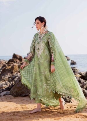 Alternative view of Nureh  Embroidered Luxury Silk  S-23