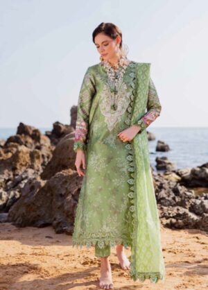 Nureh  Embroidered Luxury Silk  S-23