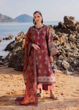 Nureh  Embroidered Luxury Silk  S-26