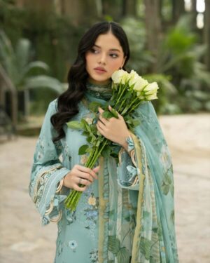 Signature Embroidered Lawn with Chiffon Collection Vol II ’26 by Elaf