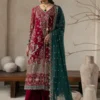 Gulaal Unstitched Embroidered Chiffon 3 Piece Suit GL26ULW Jinaan D-55