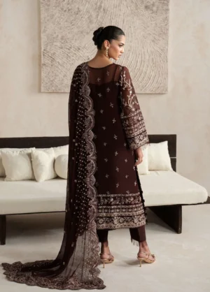 Alternative view of Gulaal Unstitched Embroidered Chiffon 3 Piece Suit GL26ULW Sofiya D-57