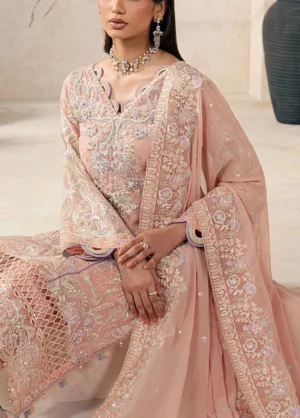Gulaal Unstitched Embroidered Chiffon 3 Piece Suit GL26ULW Julian D-53