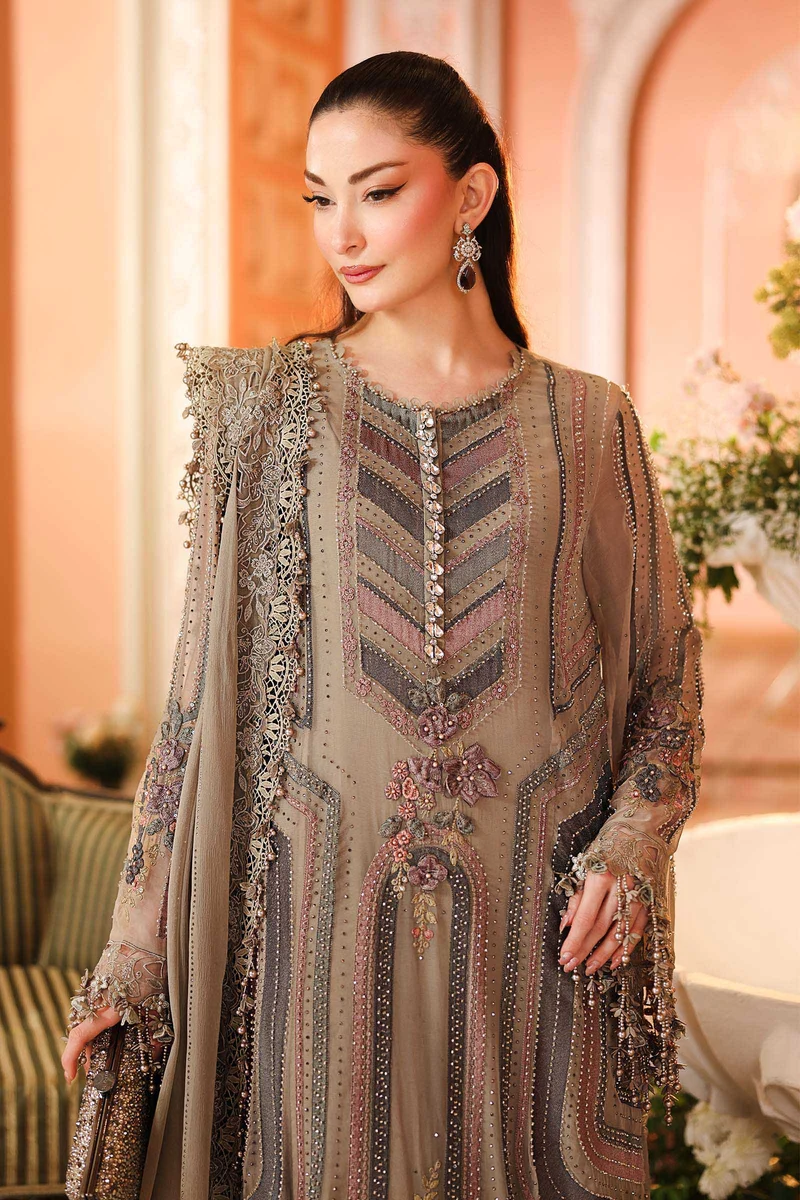 Maria B Chiffon/ Royal Tea Affair/01/Mouse Grey - Image 3