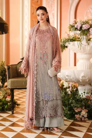 Maria B Chiffon/ Royal Tea Affair/Pink & Blossom