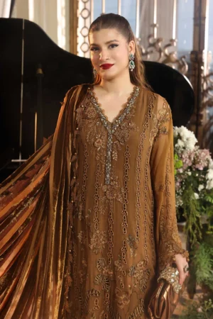 Alternative view of Maria B Chiffon/ Royal Tea Affair/Mustard