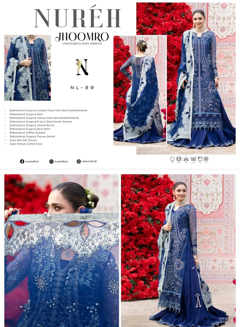 Nureh Jhoomro Wedding Formals 26/NL-99 Mia - Image 4